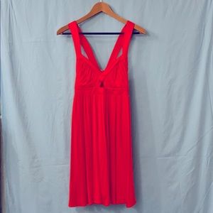 Marciano Orange Silk Dress